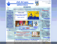 Tablet Screenshot of clubdelaguasubterranea.org